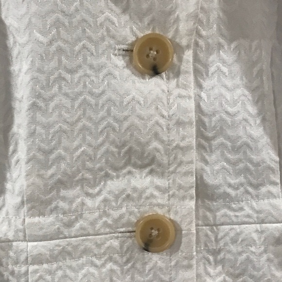 BANANA REPUBLIC Cream Blazer Size 6 - Picture 3 of 7